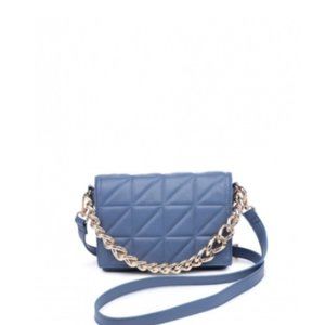 NEW - Blue Soft Cross-body Bag